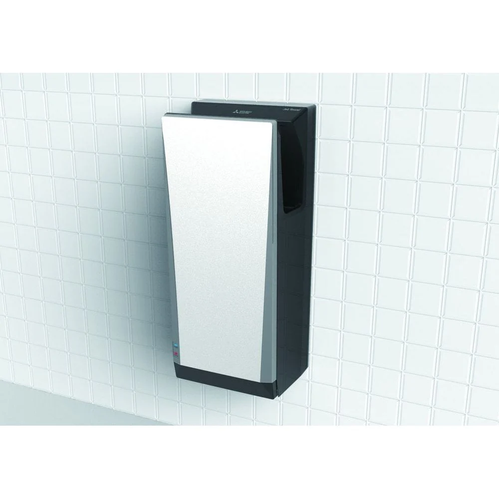 Mitsubishi Jet Towel Slim Heated Wave i01 Hand Dryer - Silver - Image 4
