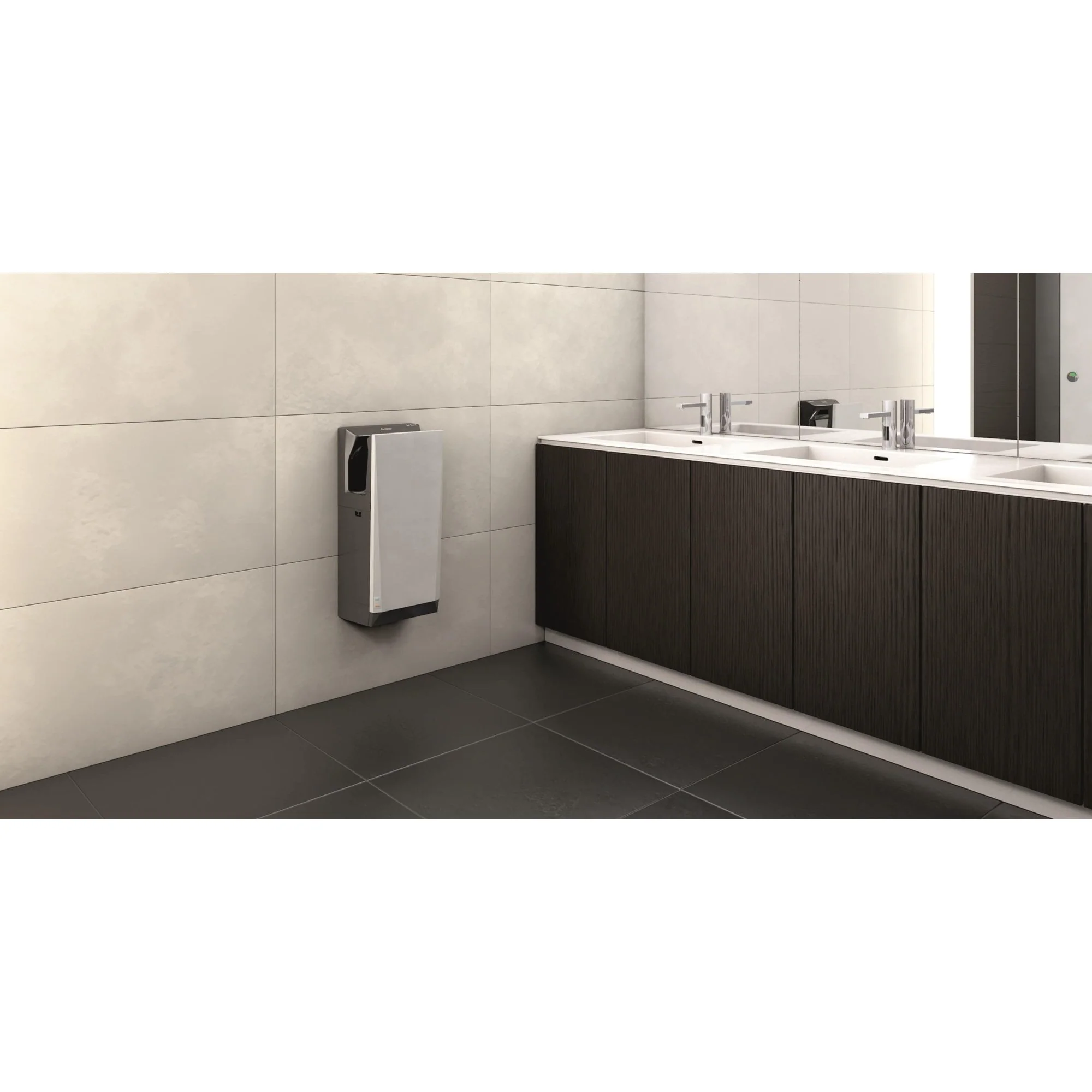 Mitsubishi Jet Towel Wave i01 Slim Unheated Hand Dryer - White - Image 3