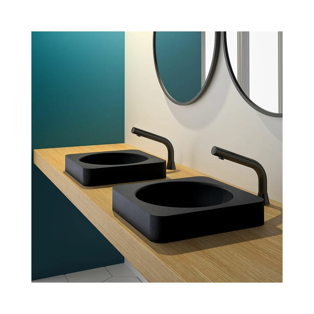 QUADRA 304 Stainless Steel Countertop Basin 380x380 120650 / 120650BK - Image 6