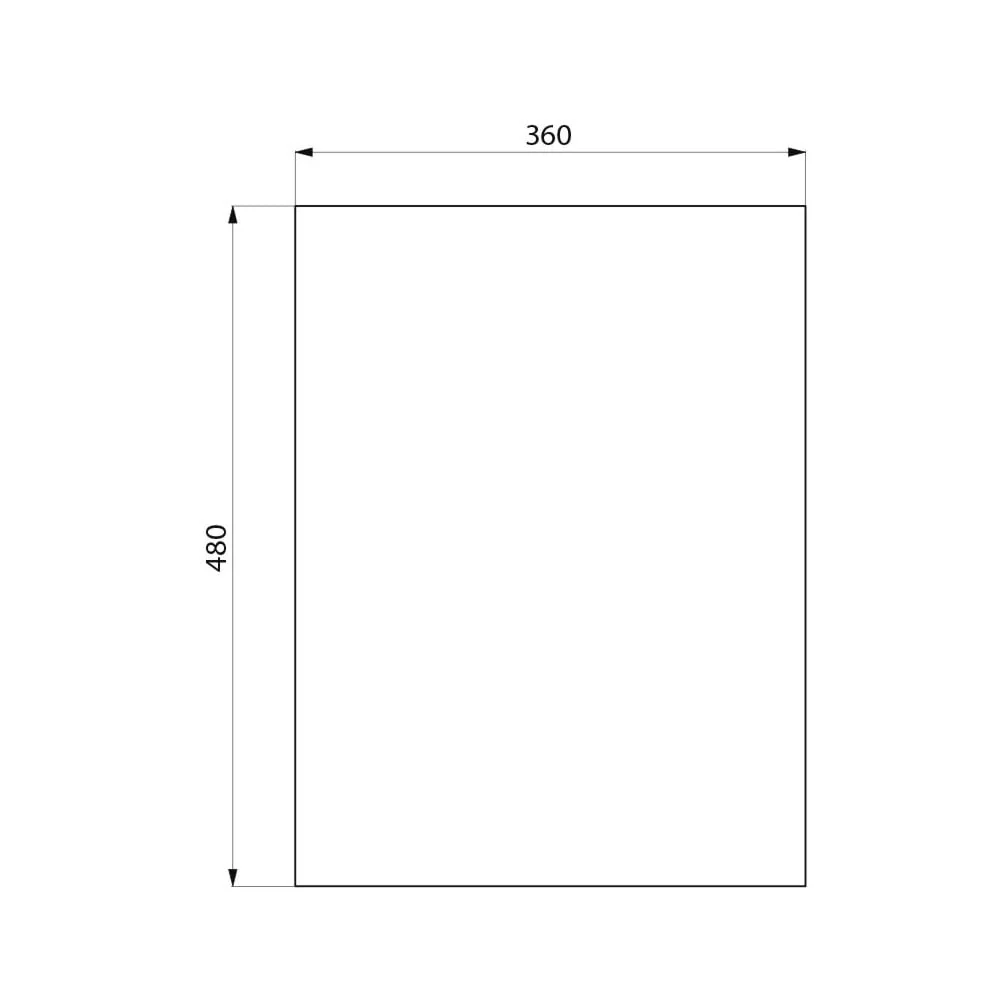 Rectangular Glass Vanity Mirror 3451 (360x480) - Image 2