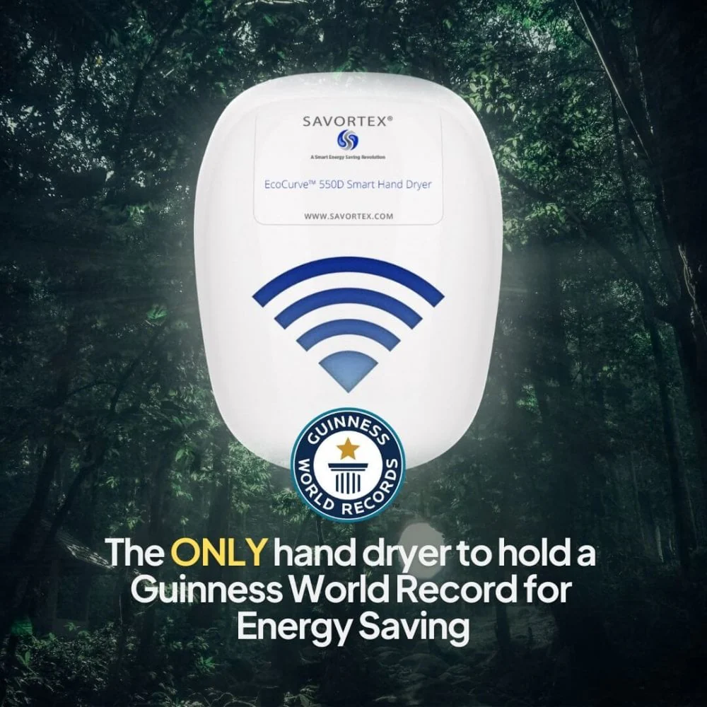 Savortex® EcoCurve 550A™ Hand Dryer - Image 4