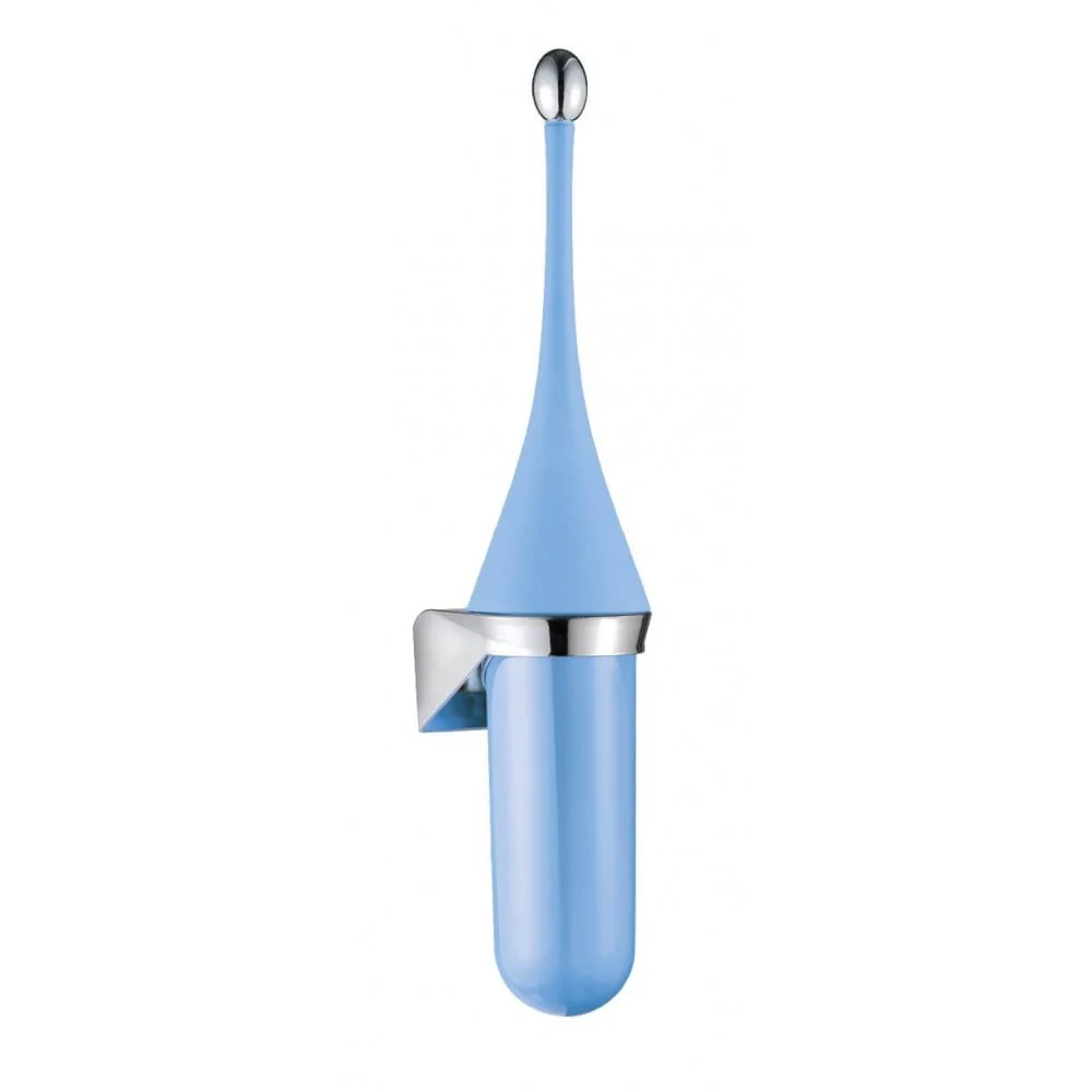 Soft Touch Wall Mounted Toilet Brush Set - Image 3