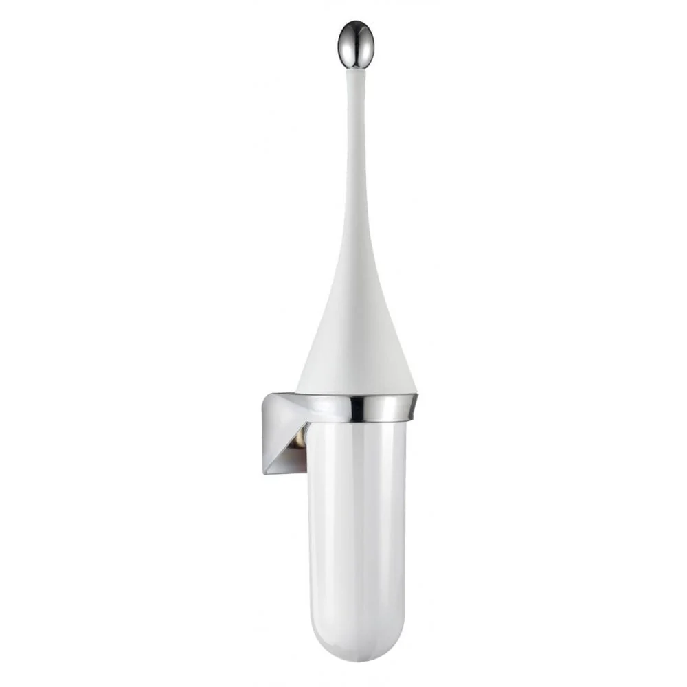Soft Touch Wall Mounted Toilet Brush Set - Image 4