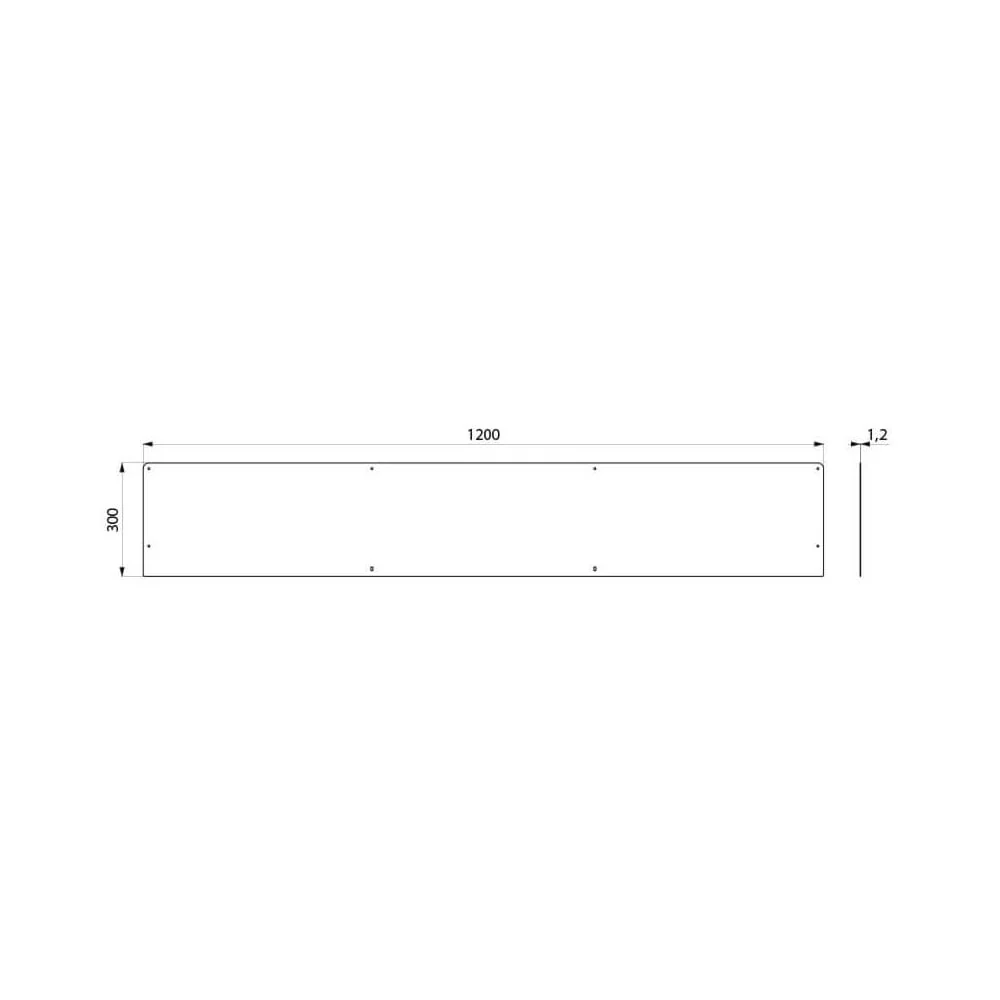 Stainless Steel Spashback for CANAL Wash Trough (Various Lengths) - Image 3