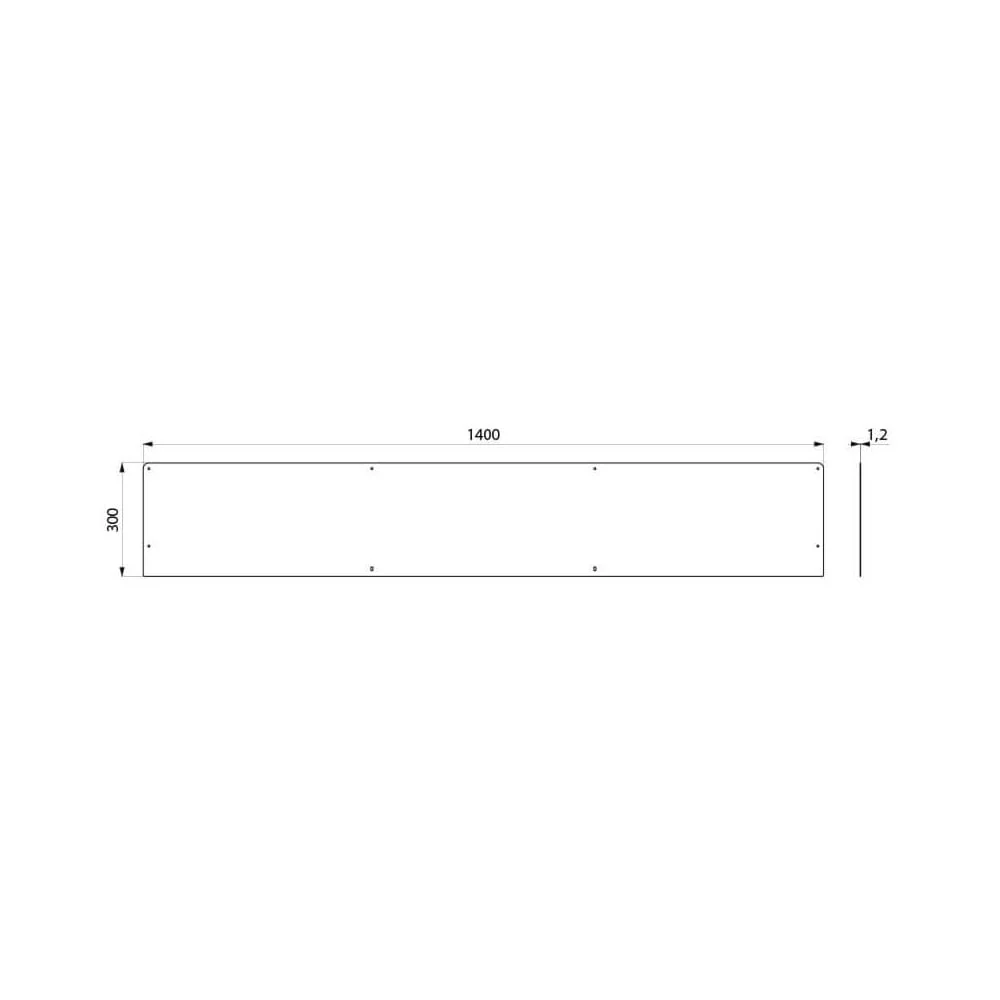 Stainless Steel Spashback for CANAL Wash Trough (Various Lengths) - Image 4