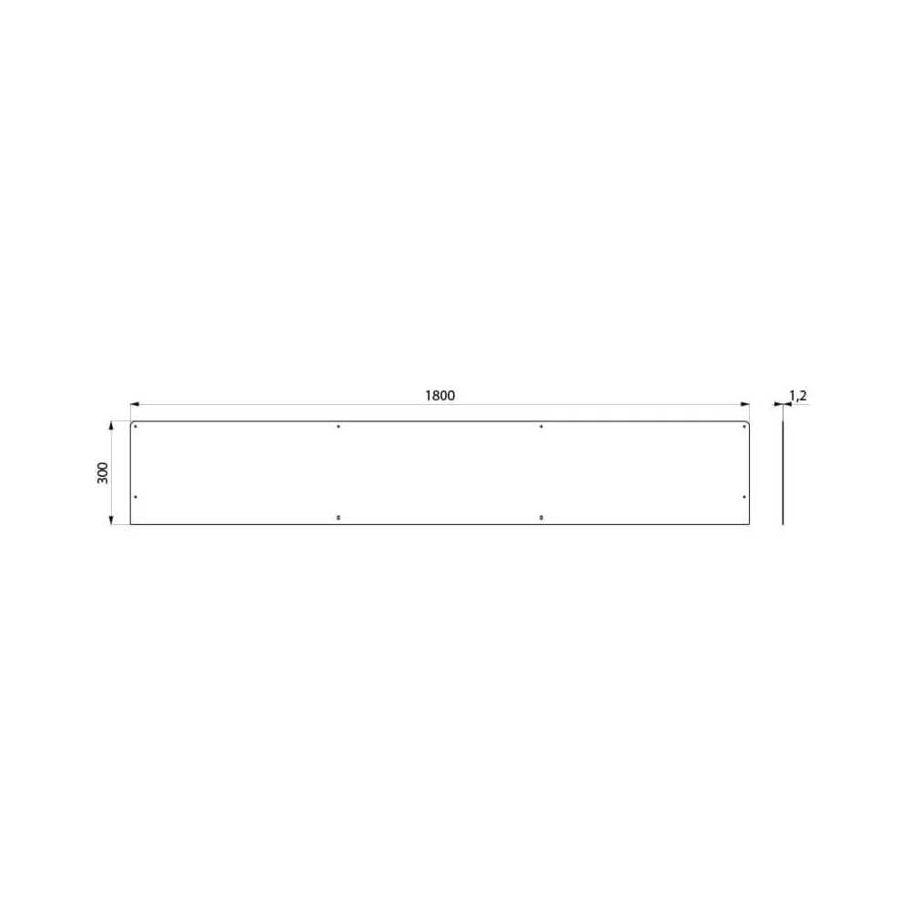 Stainless Steel Spashback for CANAL Wash Trough (Various Lengths) - Image 5