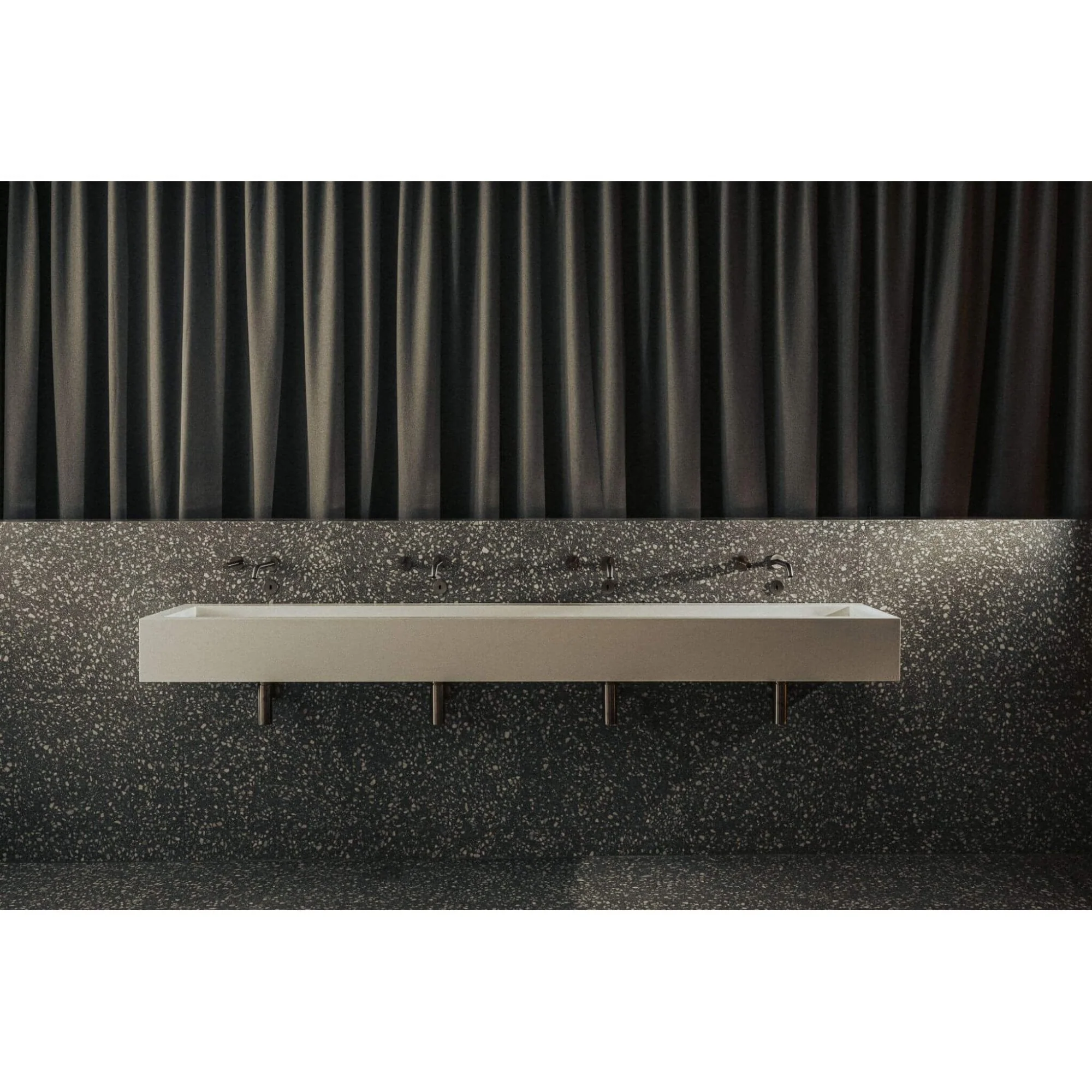 The Monolith M+ or L+ Series Wall Mounted Wash Basin L.3000mm (450 or 600mm Depth) - Image 6
