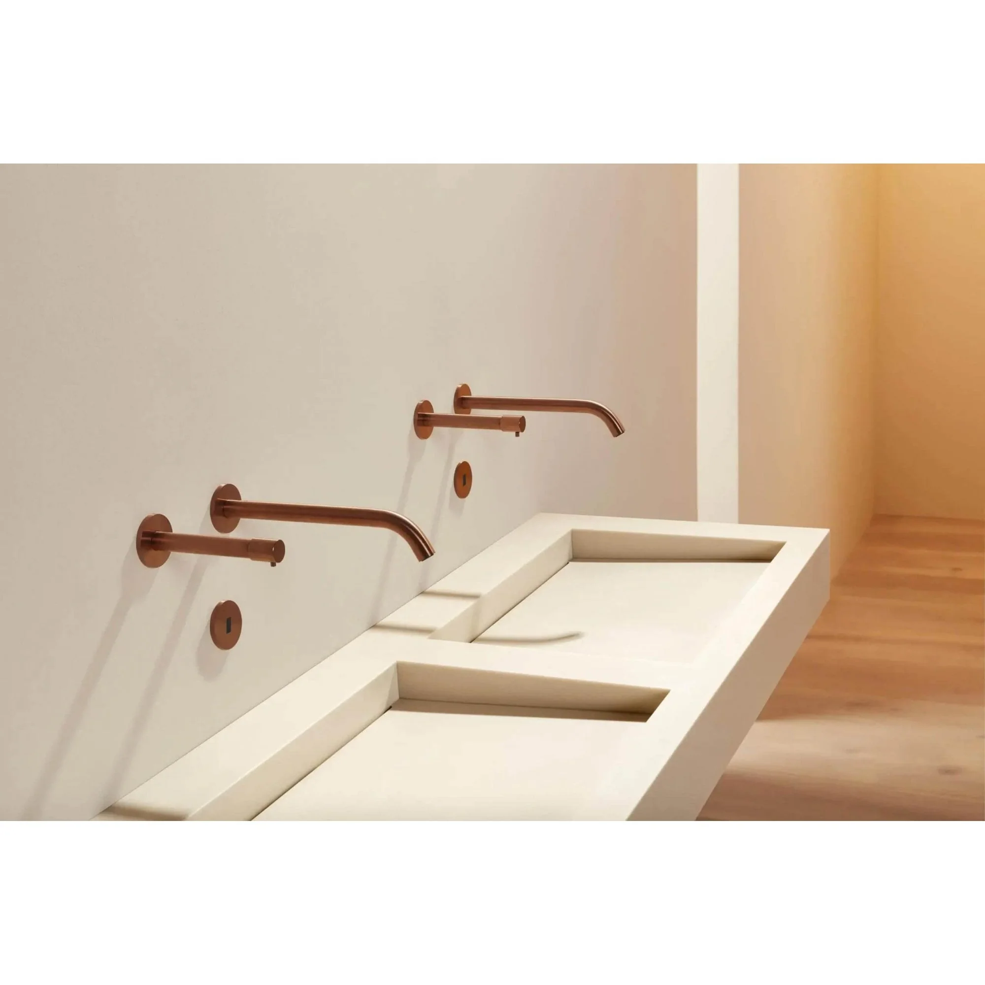 The Monolith M+ or L+ Series Wall Mounted Wash Basin L.3600mm (450 or 600mm Depth) - Image 4