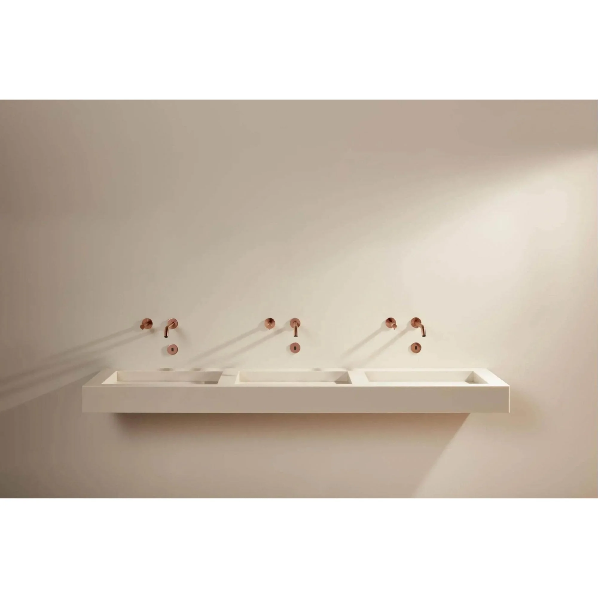 The Monolith M+ or L+ Series Wall Mounted Wash Basin L.3600mm (450 or 600mm Depth) - Image 5