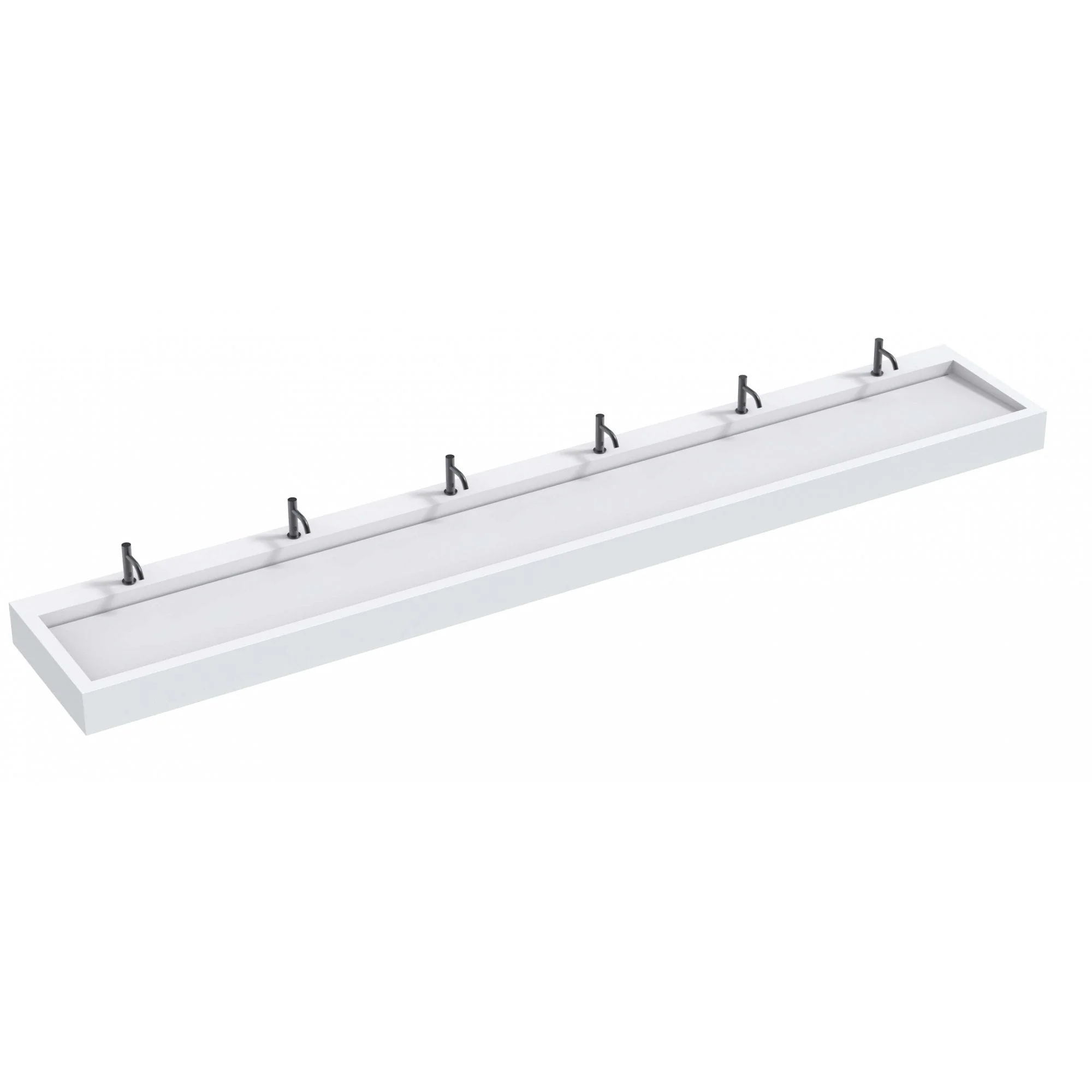 The Monolith M or L Series Wall Mounted Wash Basin L.3600mm (450 or 600mm Depth) - Image 2