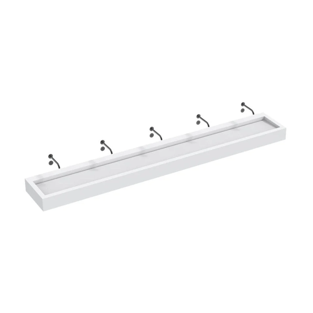 The Monolith S, M or L Series Wall Mounted Wash Basin L.3000mm (300, 450 or 600mm Depth) - Image 2