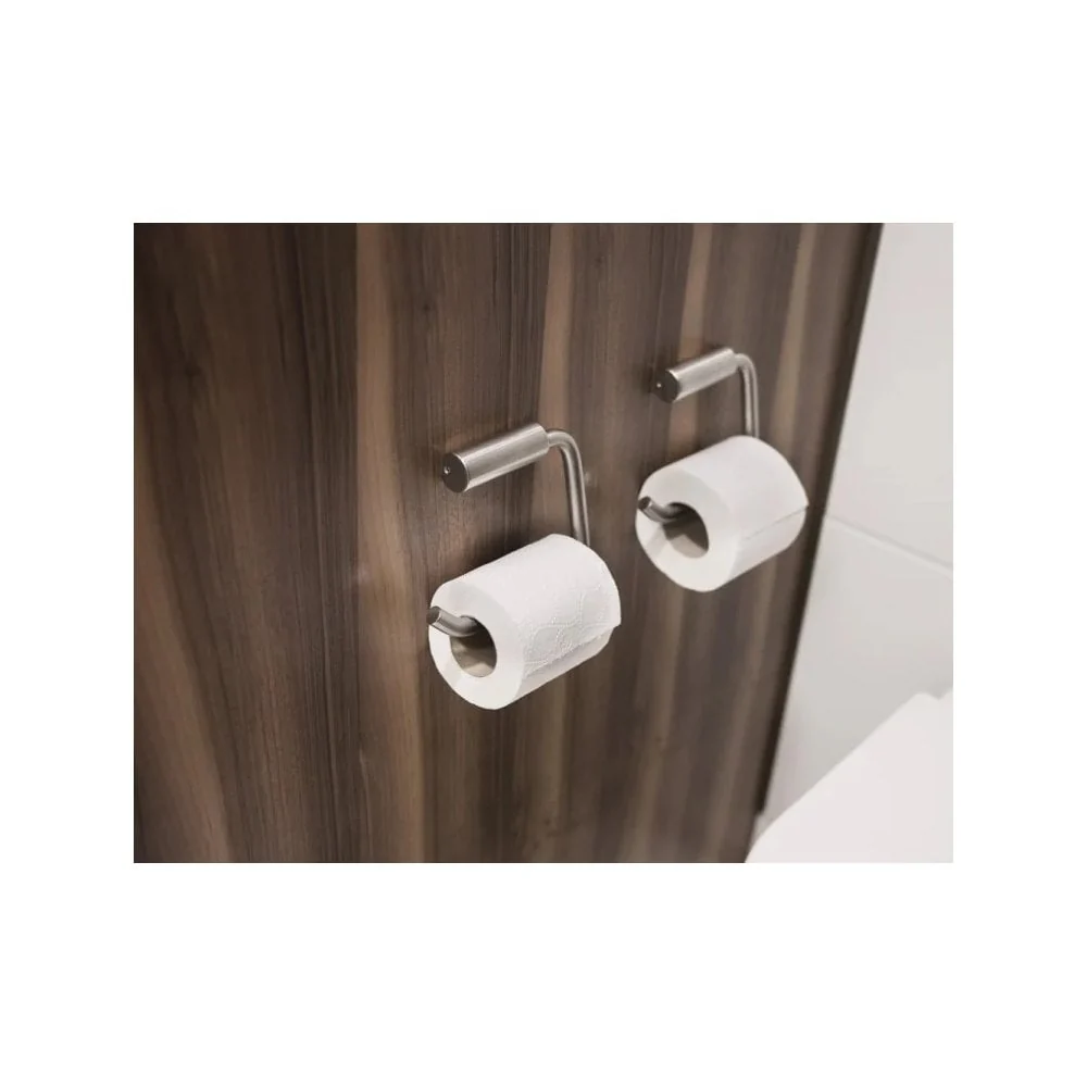 Stainless Steel Single Toilet Roll Holder with Concealed Fixings TSL.45 - Image 6