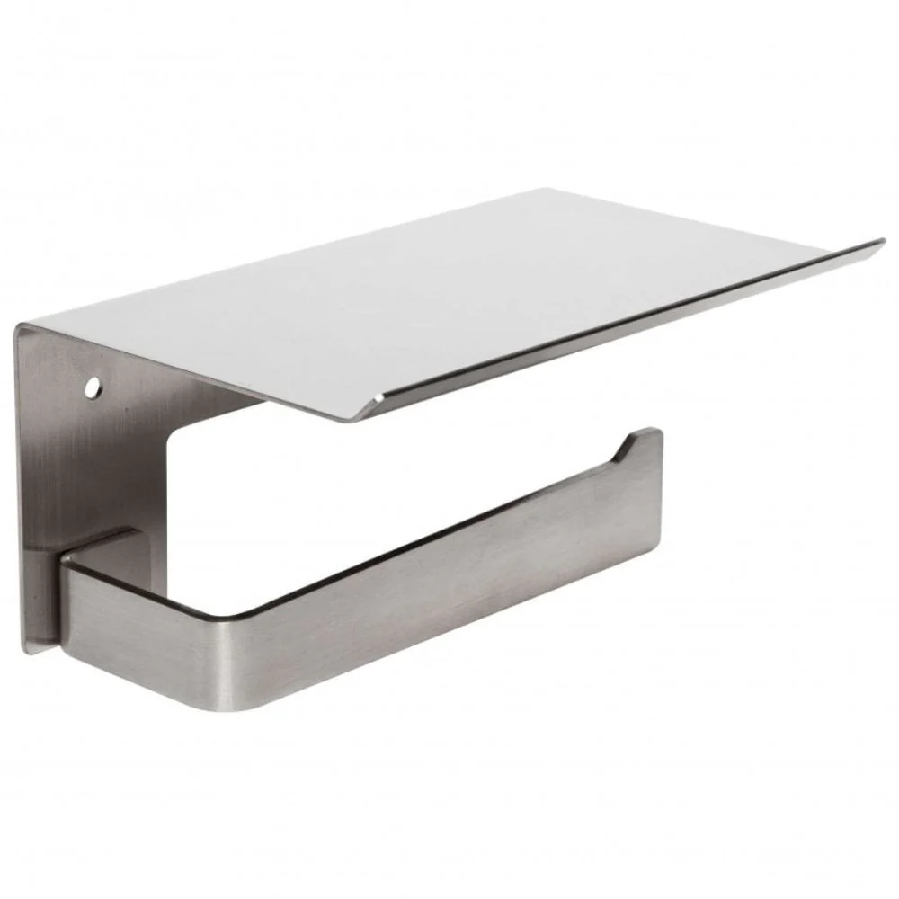 Toilet Paper Roll Holder with Shelf - Image 3