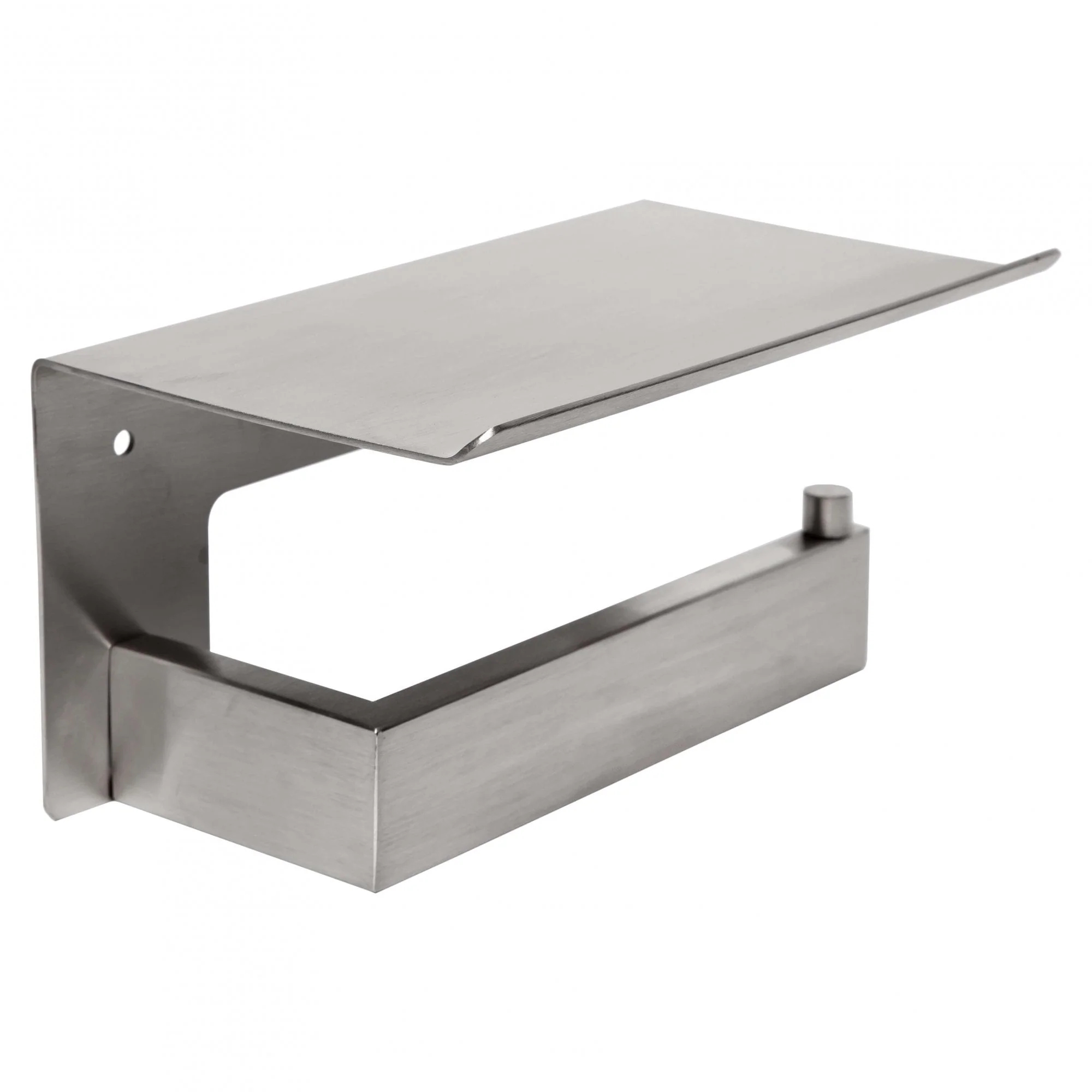 Toilet Paper Roll Holder with Shelf - Image 3