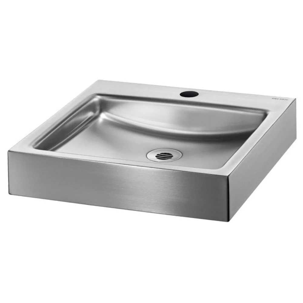 UNITO 395x405 Stainless Steel Counter Top Basin with Ø35 Tap Hole 121810 / 121810BK - Image 2