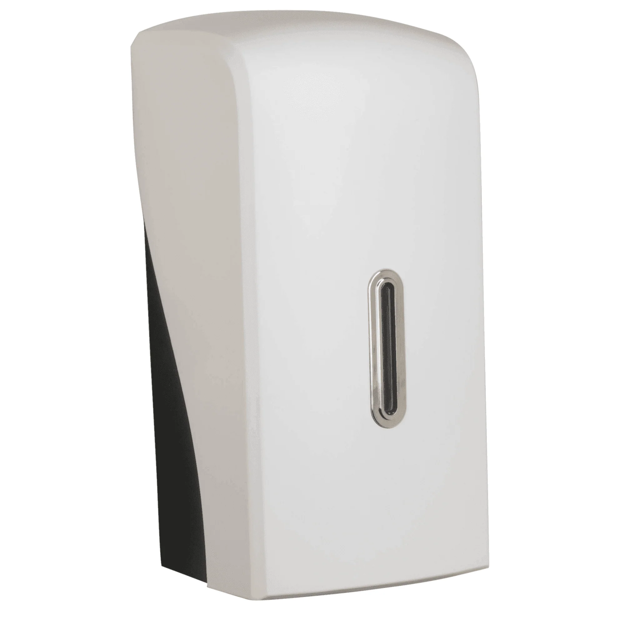 Vivo Halo Series ABS Plastic Satin White Multi Flat Toilet Paper Dispenser - Image 8
