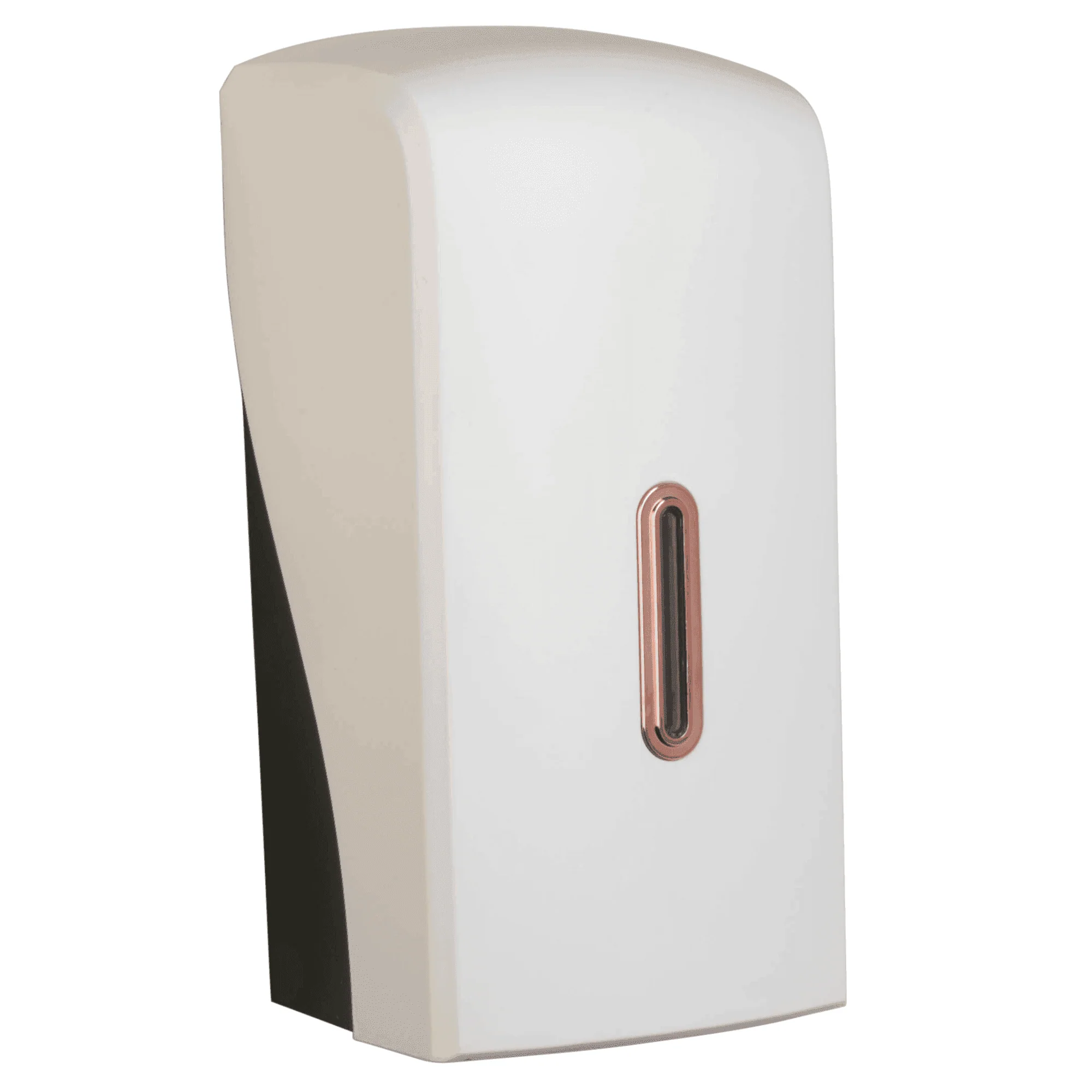 Vivo Halo Series ABS Plastic Satin White Multi Flat Toilet Paper Dispenser - Image 9